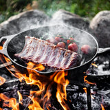 Grill-Feuerpfanne mit Stiel
