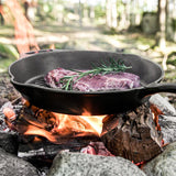 Grill-Feuerpfanne mit Stiel