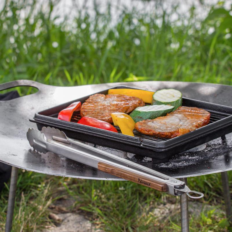 Grill- und Kohlenzange