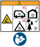 Steck-Windschutz Feuerstellen