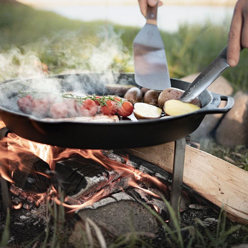 Feuerpfanne mit Henkeln