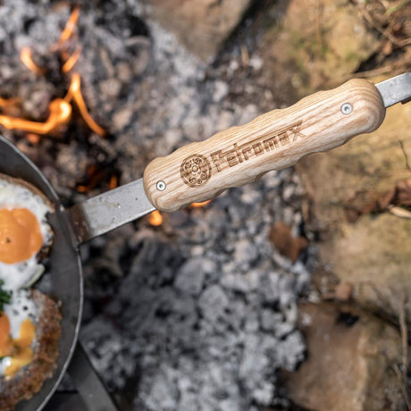 Holzgriff schmiedeeiserne Pfannen