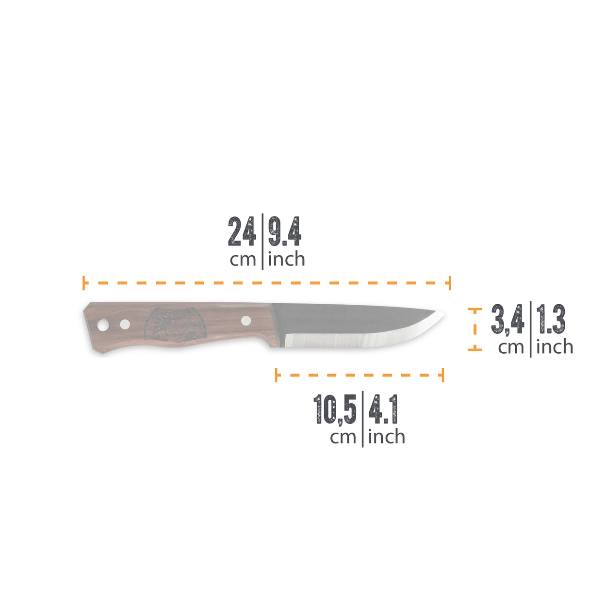 Bushcraft Messer 10,5 cm