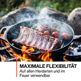 Feuerpfanne mit Stiel 20-40 cm